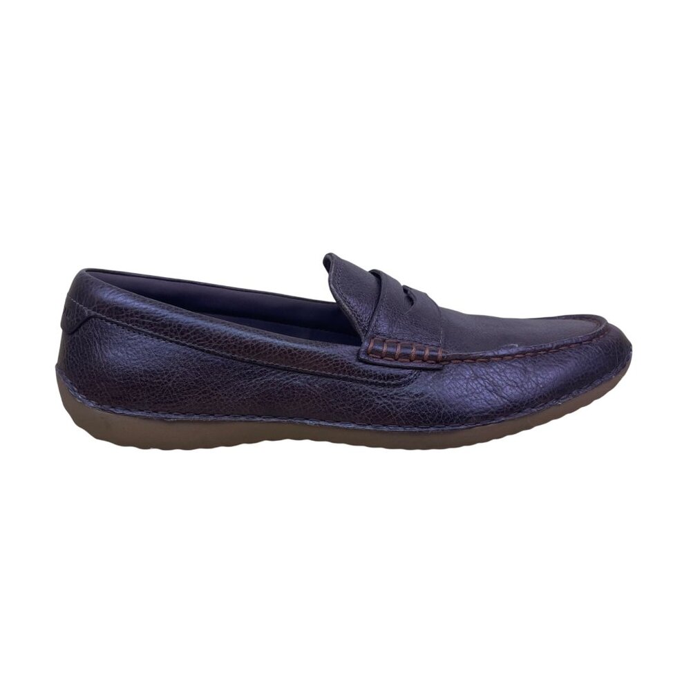 Cole Haan Men’s Brown Leather Penny Loafers Motøgrand Driving Moccasin Sz 10.5M